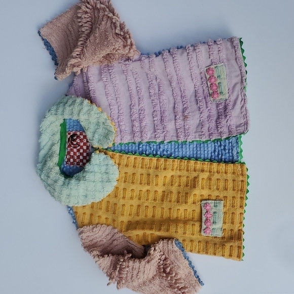 Marilyn Wolf Designs RARE baby Chrnille Jacket Small (2) - Picture 1 of 4